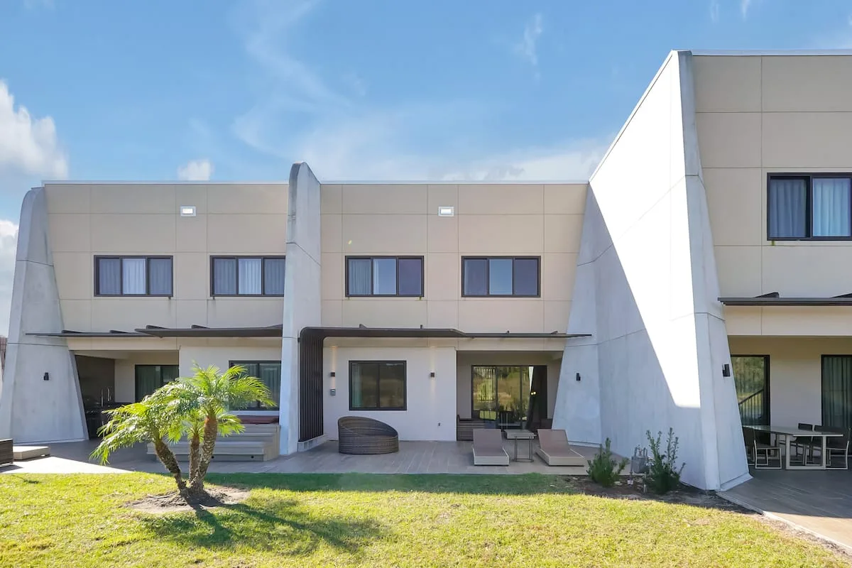 Exterior of a Magic Village by Pininfarina home
