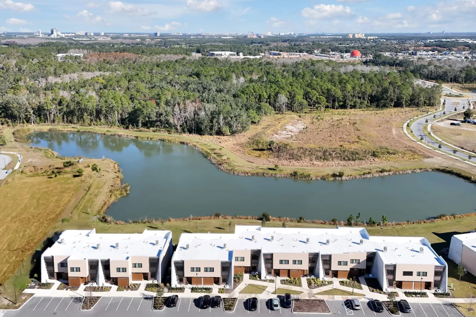 Common area at Magic Village by Pininfarina, a vacation-home community in Kissimmee, Florida